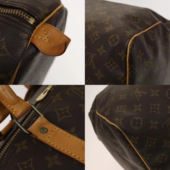 LOUIS VUITTON Monogram Keepall 60 Boston Bag M41422 LV Auth - Picture 16 of 16